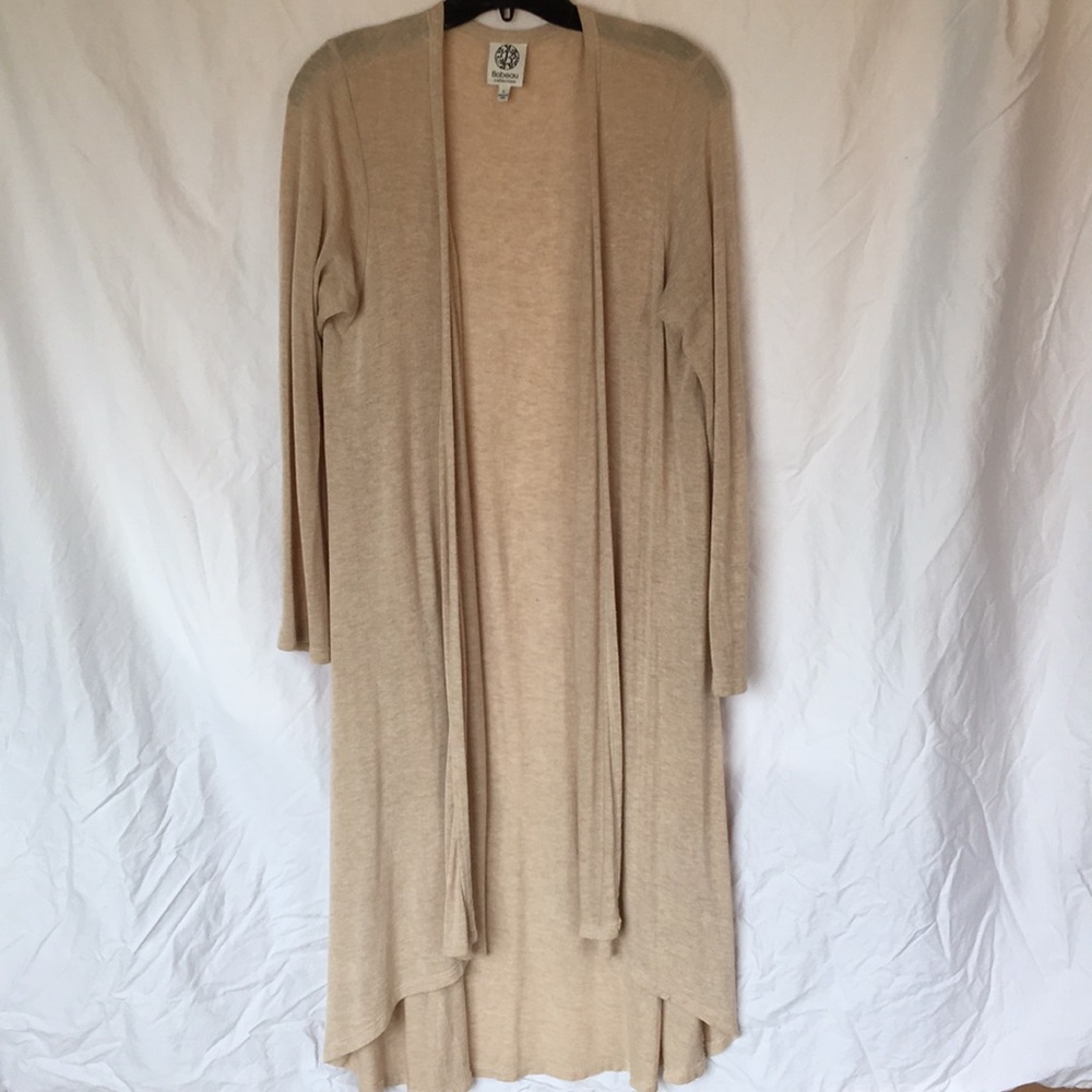 Long duster cardigan